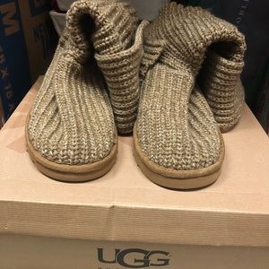 Knit ugg boots